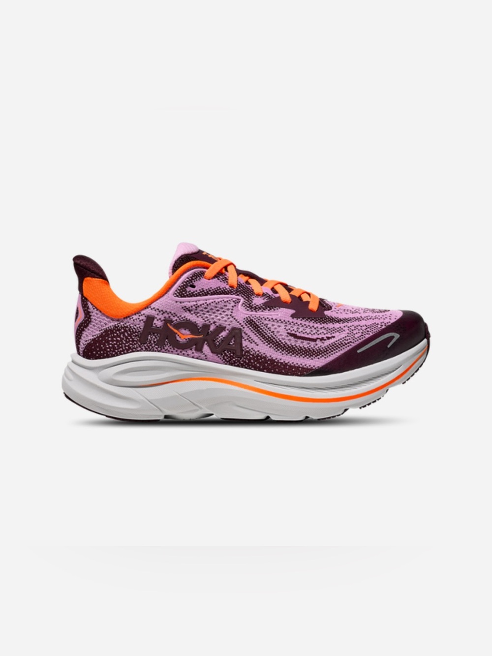 Hoka Pink & Orange kids  Running Shoe 1168860-FLWR